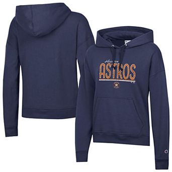 Women's Champion Athletic Navy Houston Astros Vintage Powerblend Hoodie