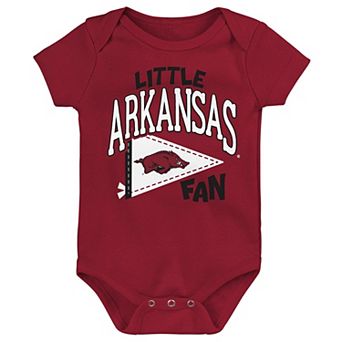 Newborn Outerstuff Cardinal Arkansas Razorbacks Little Banner Bodysuit