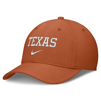 Men's Nike Texas Orange Texas Longhorns Rise On-Field SwooshFlex Dri-FIT Flex Hat