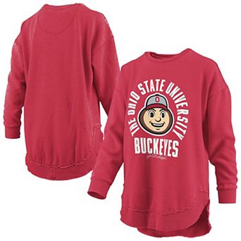 Women's Pressbox Scarlet Ohio State Buckeyes Blitz Long Sleeve T-Shirt