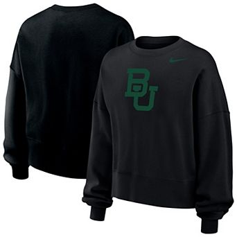 Women's Nike Black Baylor Bears Phoenix Fleece Pullover Sweatshirt