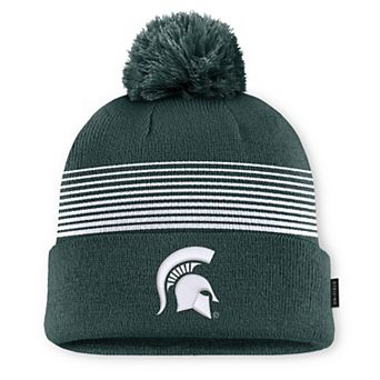 Unisex Nike Forest Green Michigan State Spartans 2026 On-Field Cuffed Knit Hat with Pom