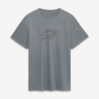 Men's Fanatics Gray Oklahoma City Thunder Beach Wash T-Shirt
