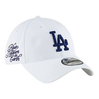 Men's New Era White Los Angeles Dodgers Blue Heaven On Earth Casual Classic Adjustable Hat