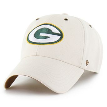 Men's Carhartt x '47 Natural Green Bay Packers Undyed Clean Up Adjustable Hat