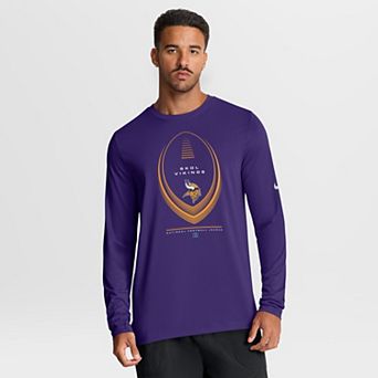 Men's Nike Purple Minnesota Vikings Legend Icon Dri-FIT Long Sleeve T-Shirt