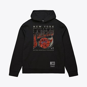 Men's Mitchell & Ness Black New York Knicks Ball Out Hoodie