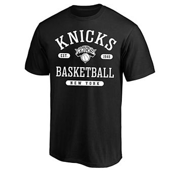 Men's Profile Black New York Knicks Big & Tall Est. T-Shirt