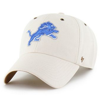 Men's Carhartt x '47 Natural Detroit Lions Undyed Clean Up Adjustable Hat