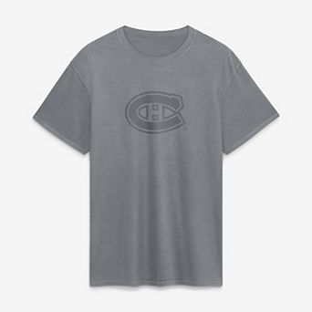 Men's Fanatics Gray Montreal Canadiens Core Beach Wash T-Shirt