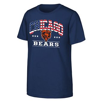 Youth Navy Chicago Bears Americana Arch T-Shirt