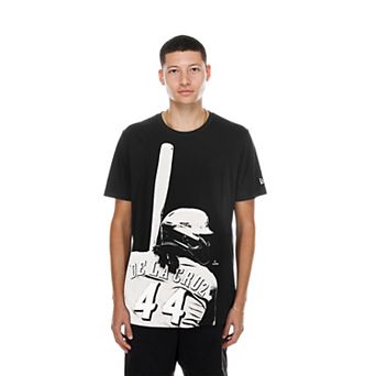 Men's New Era Elly De La Cruz Black Cincinnati Reds Oversized Graphic T-Shirt