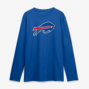 Men's Logo Athletic Royal Buffalo Bills Primary Logo Long Sleeve T-Shirt