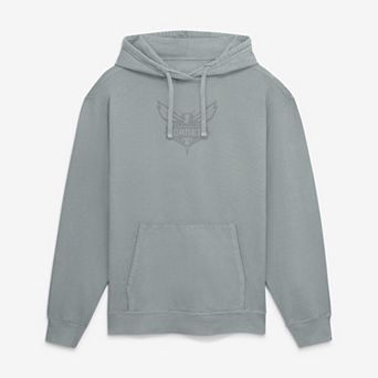 Men's Fanatics Gray Charlotte Hornets Washed Hoodie