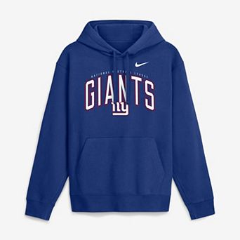 Men's Nike Blue New York Giants Expect Victory Club Fleece Pullover Hoodie