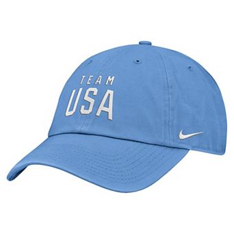 Youth Nike Light Blue Team USA Club Unstructured Adjustable Hat