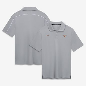 Men's Nike Gray Texas Longhorns Par Dri-FIT Polo