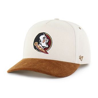 Men's Carhartt x '47 Natural/Brown Florida State Seminoles Undyed Relaxed Hitch Adjustable Hat