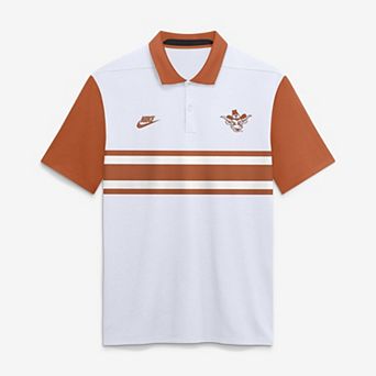 Men's Nike White Texas Longhorns Legacy Vapor Logo Dri-FIT Polo