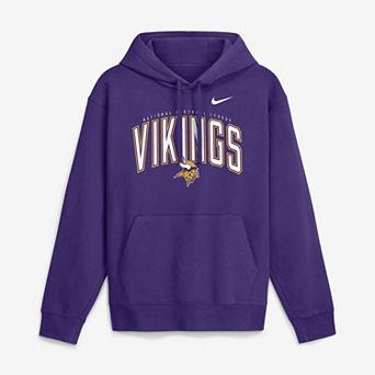 Men's Nike Purple Minnesota Vikings Expect Victory Club Fleece Pullover Hoodie