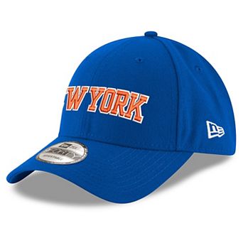 Youth New Era Blue New York Knicks Wordmark Adjustable Hat