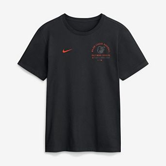 Men's Nike Black Baltimore Orioles Split Logo T-Shirt