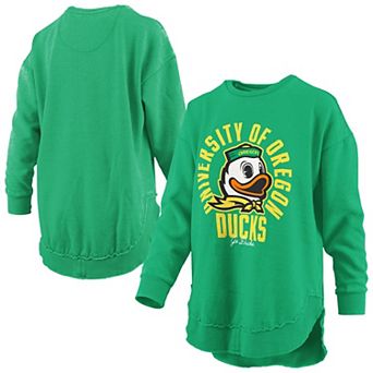 Women's Pressbox Green Oregon Ducks Blitz Long Sleeve T-Shirt