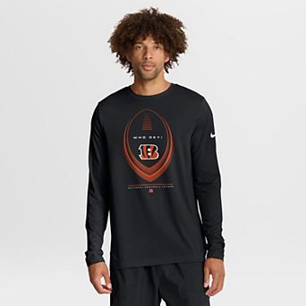 Men's Nike Black Cincinnati Bengals Legend Icon Dri-FIT Long Sleeve T-Shirt