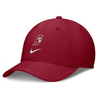 Men's Nike Cardinal USC Trojans Rise On-Field SwooshFlex Dri-FIT Flex Hat