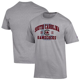 Men's Champion Heather Gray South Carolina Gamecocks Varsity T-Shirt