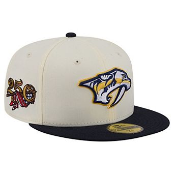 Men's New Era Cream Nashville Predators America's 250th Two-Tone 59FIFTY Fitted Hat