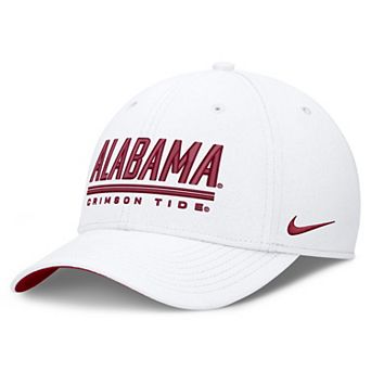 Men's Nike White Alabama Crimson Tide Game Day Rise Swooshflex Hat