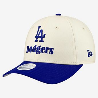 Women's New Era Cream/Royal Los Angeles Dodgers Primary 9FORTY M-Crown Adjustable Hat