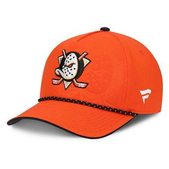 Men's Fanatics Orange Anaheim Ducks On Stage Podium A-Frame Adjustable Hat