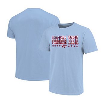 Youth Light Blue Virginia Tech Hokies Americana Flag T-Shirt