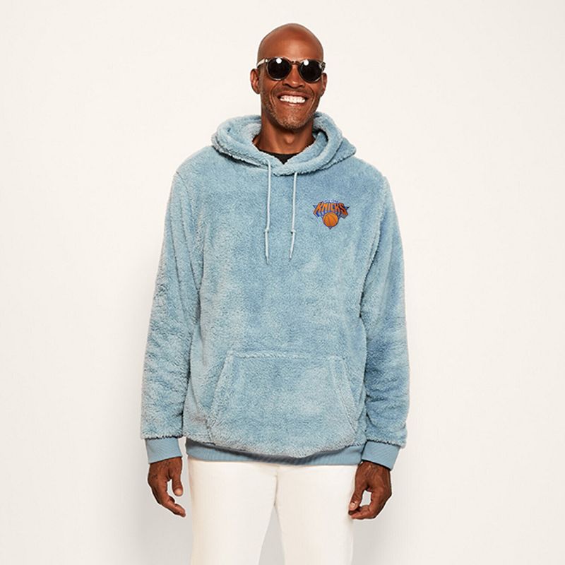Unisex Jill Martin Licensing LLC Blue New York Knicks Blanket Hoodie, Adult Unisex, 