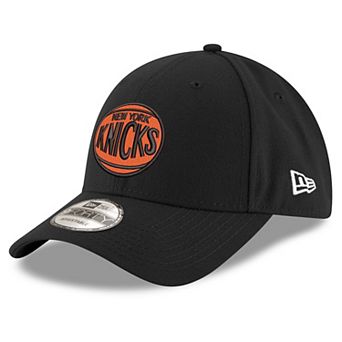 Youth New Era Black New York Knicks Basketball Logo Adjustable Hat