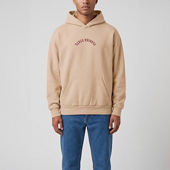 Men's Uscape Apparel Tan Florida State Seminoles Upside Down Embroidered Vintage Heavyweight Hoodie