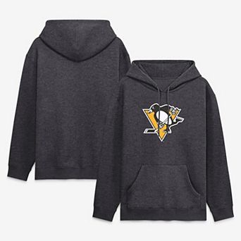 Men's Fanatics Heather Charcoal Pittsburgh Penguins Essential Hoodie
