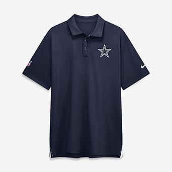 Men's Nike Navy Dallas Cowboys Sideline Tour Dri-FIT Polo