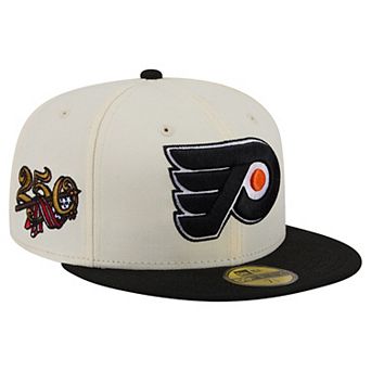Men's New Era Cream Philadelphia Flyers 250th Anniversary of the United States Two-Tone 59FIFTY Fitted Hat