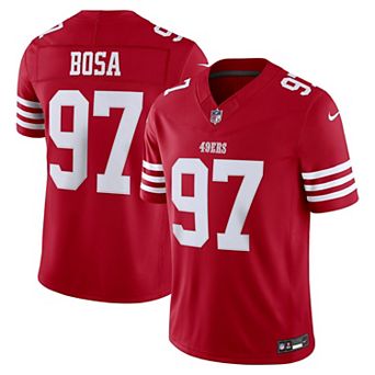 Men's Nike Nick Bosa Scarlet San Francisco 49ers Team Vapor F.U.S.E. Stitched Limited Jersey