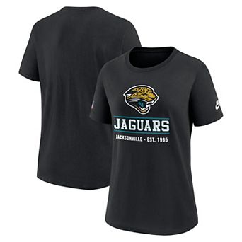 Women's Nike Black Jacksonville Jaguars Sideline Alt Dri-FIT T-Shirt