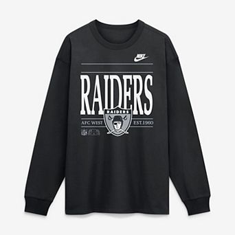 Men's Nike Black Las Vegas Raiders Red Zone Long Sleeve Max90 T-Shirt