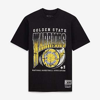 Men's Mitchell & Ness Black Golden State Warriors Ball Out T-Shirt
