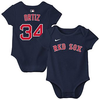 Newborn & Infant Nike David Ortiz Navy Boston Red Sox Name & Number Bodysuit