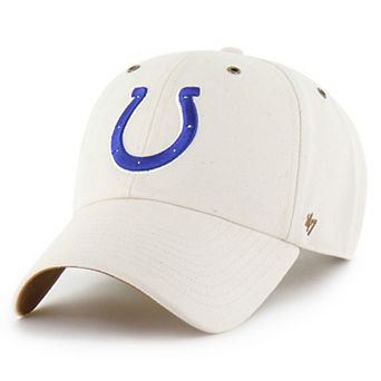 Men's Carhartt x '47 Natural Indianapolis Colts Undyed Clean Up Adjustable Hat