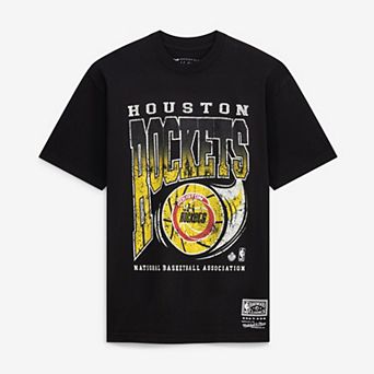 Men's Mitchell & Ness Black Houston Rockets Ball Out T-Shirt
