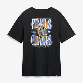 Men's Fanatics Black New York Knicks 2026 NBA Finals Champions Ring T-Shirt