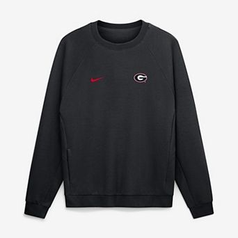 Men's Nike Black Georgia Bulldogs Premium Performance Raglan Dri-FIT Sweatshirt